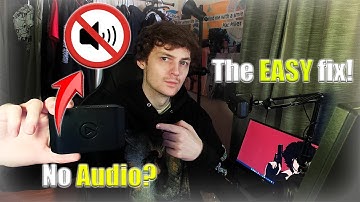 NO AUDIO on Capture card EASY FIX! (Elgato, Any Capture card.) Working in 2025