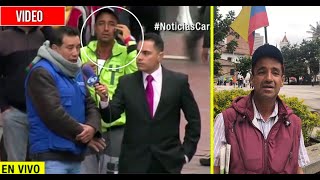 Enfermo por la cámara, ‘Radio loco’ se mete en los noticieros de Caracol y RCN