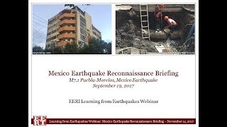 M7.1 Puebla-Morelos, Mexico Earthquake Reconnaissance Briefing screenshot 4