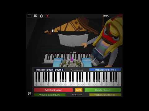 mozart roblox piano sheet