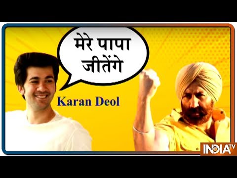 Karan Deol wishes victory for his father Sunny Deol