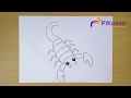 How To Draw A Scorpion Easy Step 