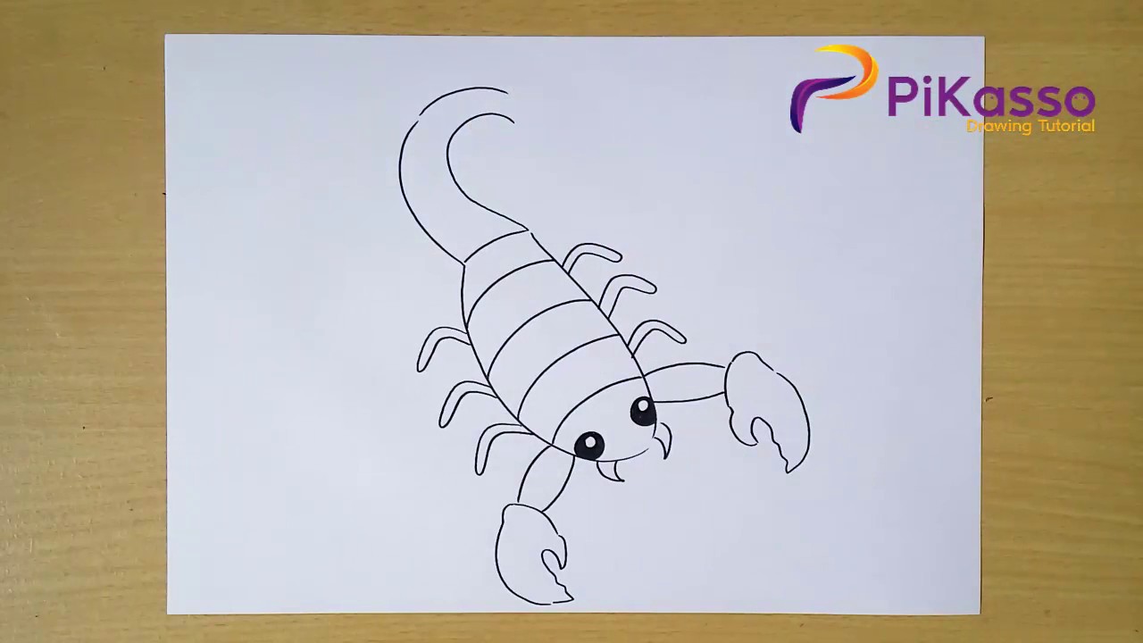How to Draw a Scorpion  Easy Steps to Create a Realistic Drawing