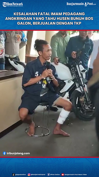 Kesalahan Fatal Imam Pedagang Angkringan yang Tahu Husen Bunuh Bos Galon, Berjualan dengan TKP