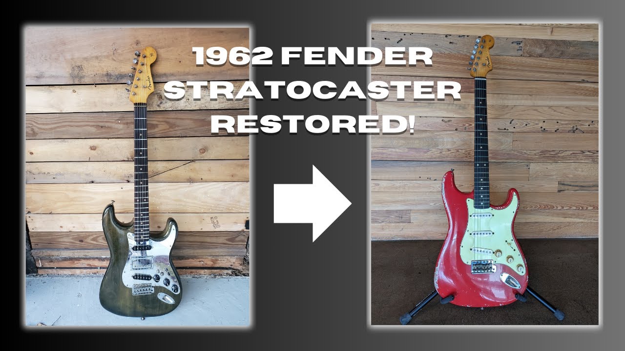 Vintage 1962 Fender Stratocaster Restored!