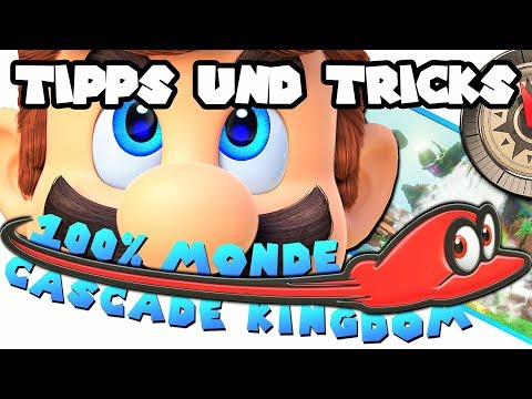 Video: Super Mario Odyssey Cascade Kingdom Power Monde - Wo Man Cascade Kingdom Monde Findet