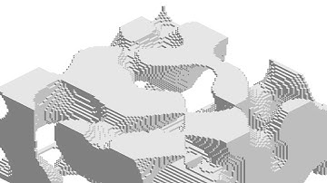 Animated Isometric 3D Perlin Noise