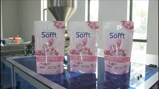 Liquid Softener Laundry Detergent Doypack Filling Packing Machine液体给袋机