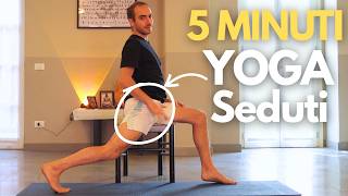 Yoga sulla Sedia per Principianti | Anche Rigide e Bloccate