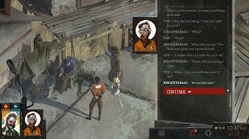 Disco Elysium - Say the cool thing to Kim