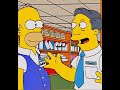 Homer works in a supermarket