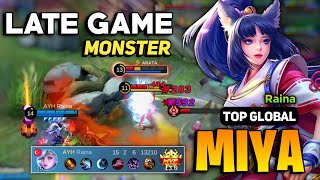 Miya Best Build 2023 [ Miya Gameplay Top Global ] By Raina - Mobile Legends