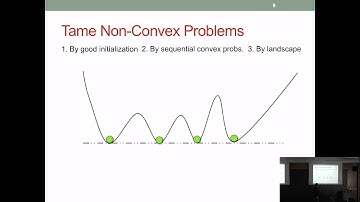 Hongyang Zhang on "New Paradigms and Global Optimality in Non-Convex Optimization"