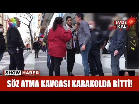 Söz atma kavgası karakolda bitti!