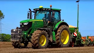 Kukurydza siane u Tomasza Joh Deere 6175R Premium Edition z Amazone