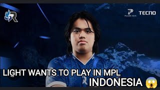 WHAT!? LIGHT MIGHT LEAVE RSG PH TO PLAY IN MPL INDONESIA || FULL INTERVIEW IN MPL ID PLAYOFFS S13