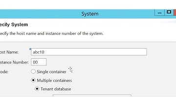 Add System to HANA database