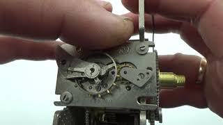 PLATFORM ESCAPEMENT FOR RUSSIAN USSR SUBMARINE NAVY MARINE SHIP WALL CLOCK 3 70