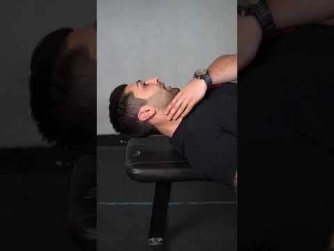 Supine Chin Tuck With Rotation