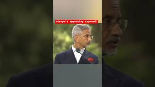 Europe's Hypocrisy Exposed! india ने ऐसा क्या बोला? 🌍 #defencenews #shorts