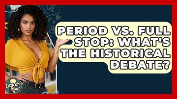 Period Vs. Full Stop: What