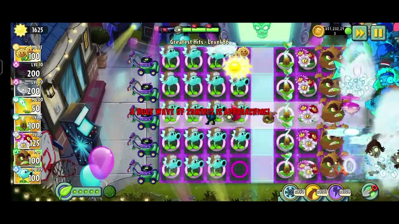 Pvz 2 Greatest Hits lvl 86