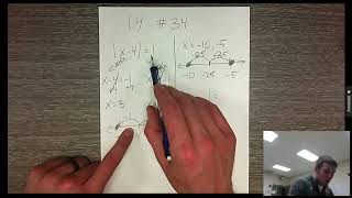 1.4 Solving Absolute Value Equations #34