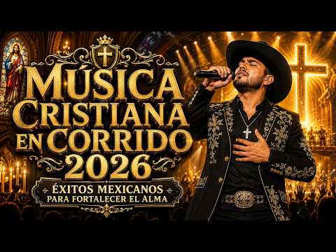 Música Cristiana en Corrido 2026 🎶 Éxitos Mexicanos Para Fortalecer el Alma