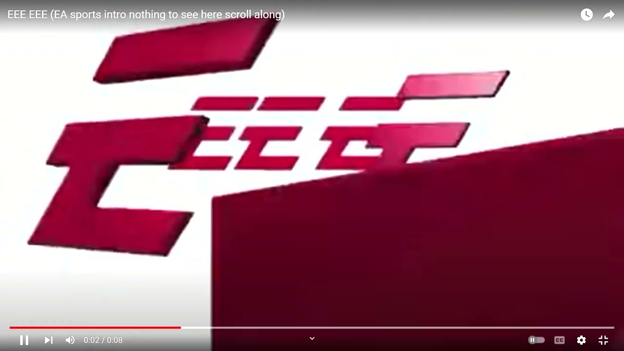 EA sports logo this is the real intro logo