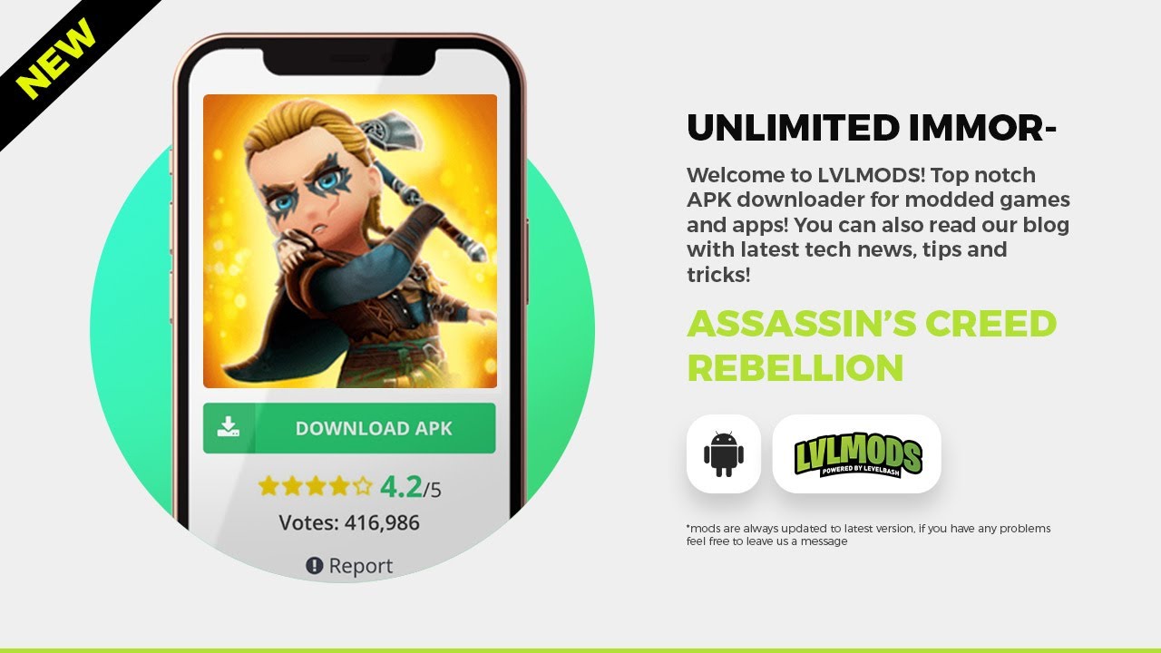Assassin's Creed Rebellion Immortality *Mod APK* YouTube