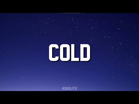 COLD - MAROON 5 FT. FUTURE (Slowed TikTok Remix)(Lyrics)