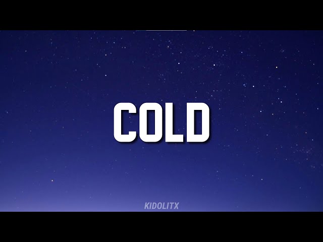 COLD - MAROON 5 FT. FUTURE (Slowed TikTok Remix)(Lyrics) class=