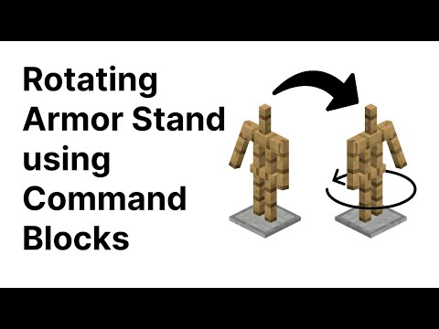 Rotating Armor Stands in Minecraft Bedrock