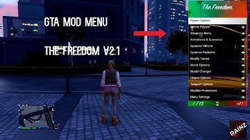 [GTA V/1.28] Free Menu The freedom V2.1 FREEZE CONSOLE + GIVE RP