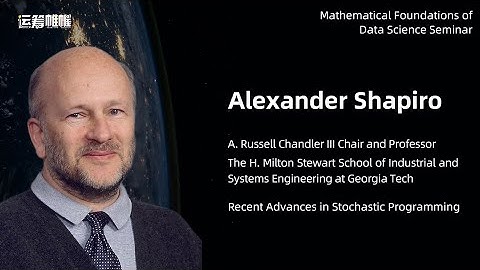 Math4DS | Recent Advances in Stochastic Programming