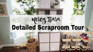 Mercy Tiara's Detailed Craft Room Tour 2022