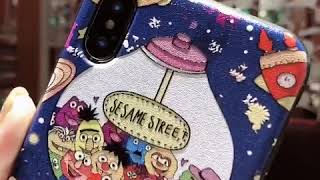 Sesame Street And Snoopy Cartoon Print Iphone Cases