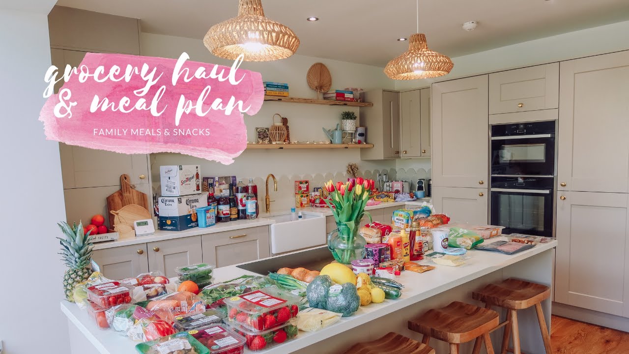 FAMILY GROCERY HAUL & MEAL PLAN - TESCO - 16TH APRIL 2021