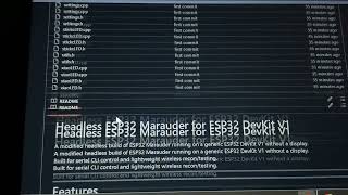 ESP32 Marauder Headless