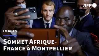 Sommet Afrique-France: Macron rencontre Tony Parker et des acteurs du numérique | AFP Images