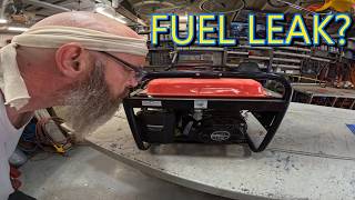 Duro Max Generator | Says It Has A Fuel Leak!