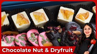 Homemade Nutties Chocolate Recipe| How to make Chocolate Coated Dry Fruits screenshot 5