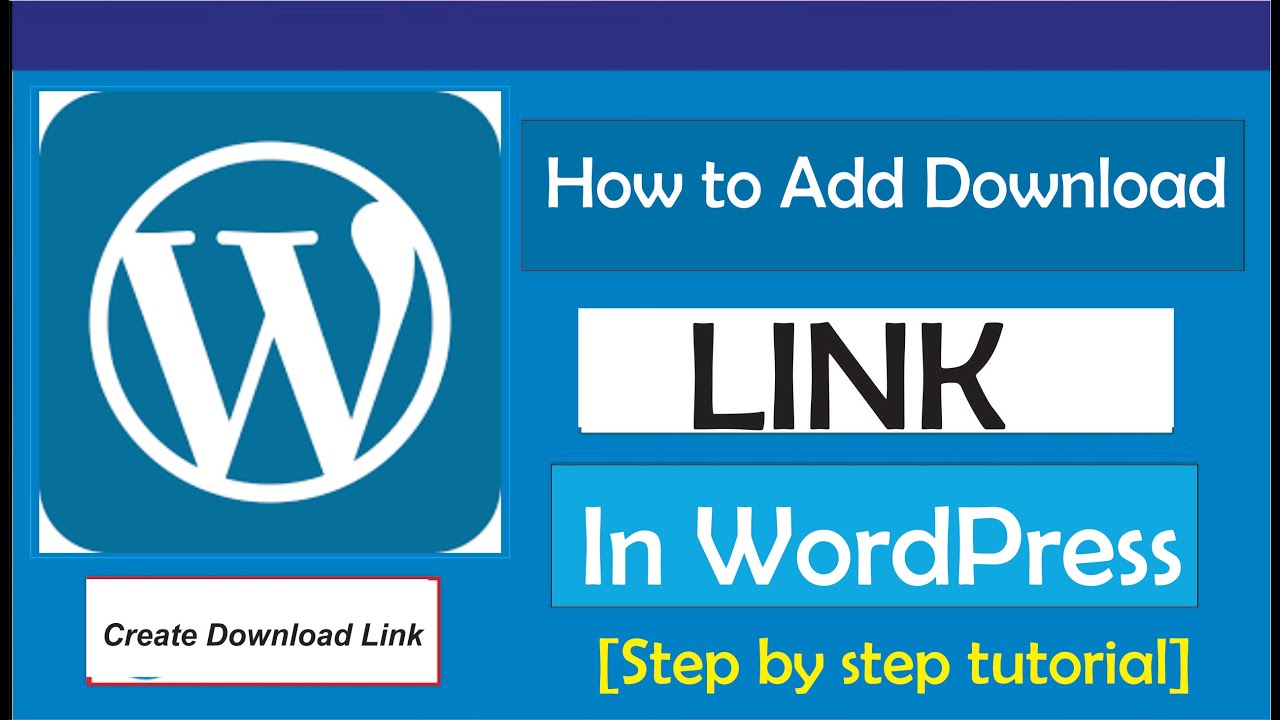How To Add Download Link In WordPress YouTube