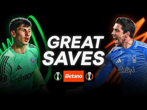 The Best Semi\u002DFinal 1st Leg Saves From Europa \u0026 Conference League!