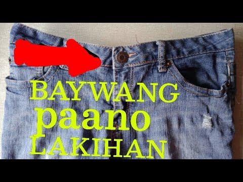 HOW TO EXPAND WAISTLINE  JEANS/ MAONG VERY FAST