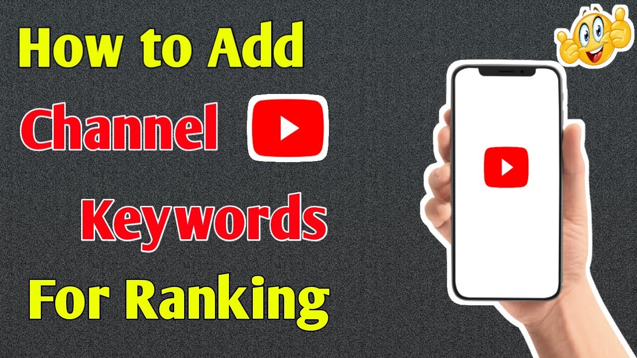 How to Add Channel keywords for Ranking | Best Channel Keywords for ...