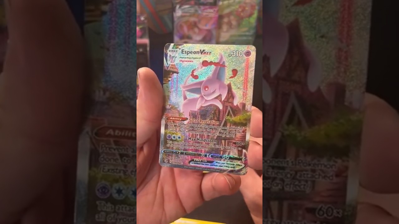 We Pulled the TOP CARD in the WHOLE SET! Espeon VMAX! 