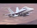 Military Aircraft in Death Valley Canyon !!!