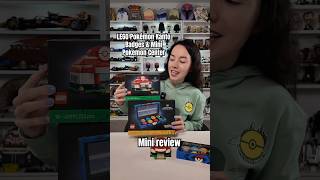 Mini review at LEGO Pokémon Kanto Badges and Mini Pokemon Center  #pokemon