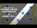 Higher order constructs